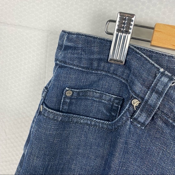 Men's Sportcraft Size 13 W 32 L 36 Dark Wash Blue Crop Denim Pant Jeans - Picture 9 of 12